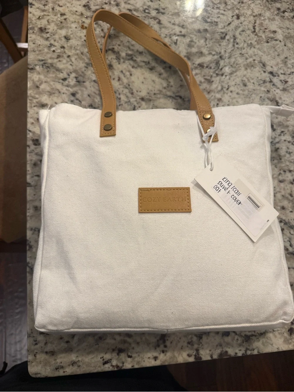 Cozy Earth Duvet Cover in Oat